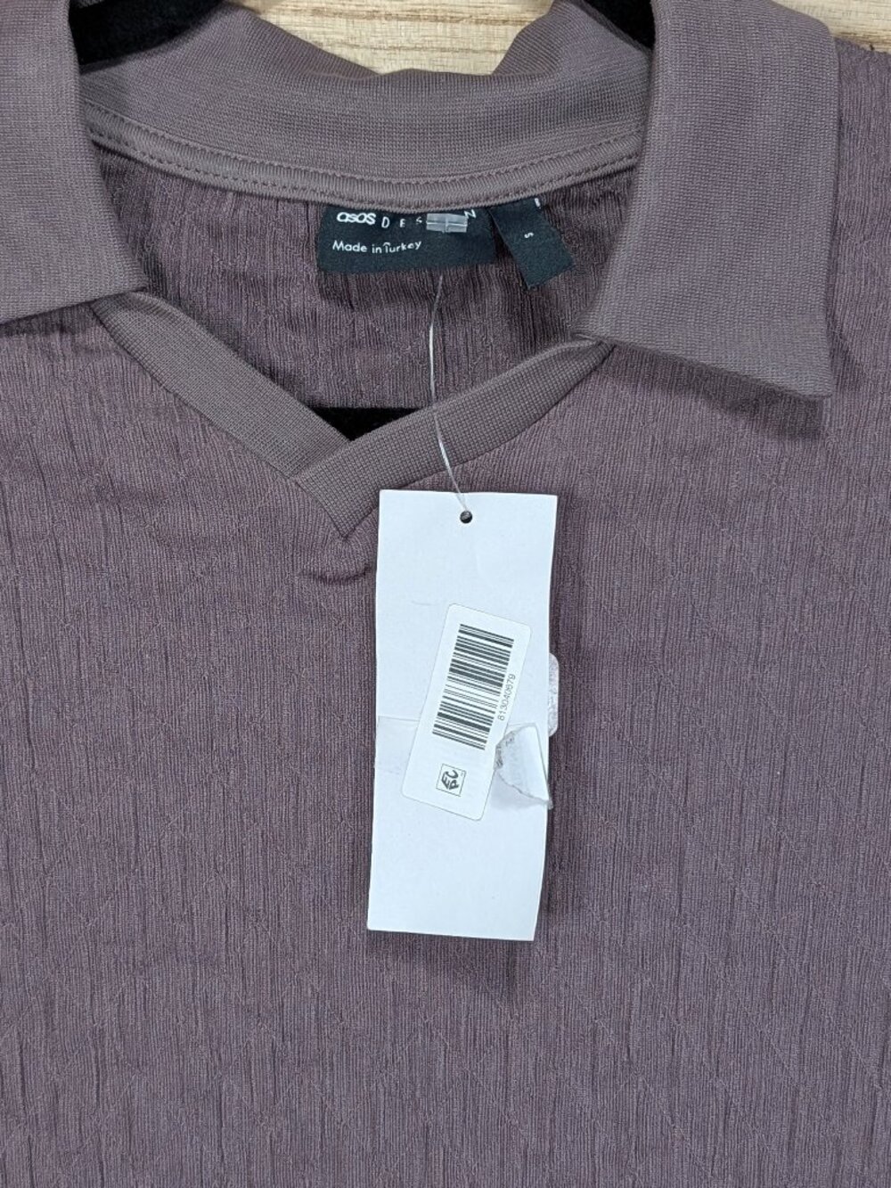 ASOS Sleeveless Knit Polo Top in Dusty Mauve Size Small NWT - Picture 7 of 11